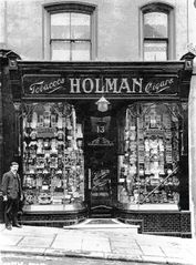 Holman-Tobaccos-and-cigars-and-confectionary.-13-London-Road-St-Leonards.-1914.